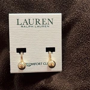 Ralph Lauren confort clip earrings